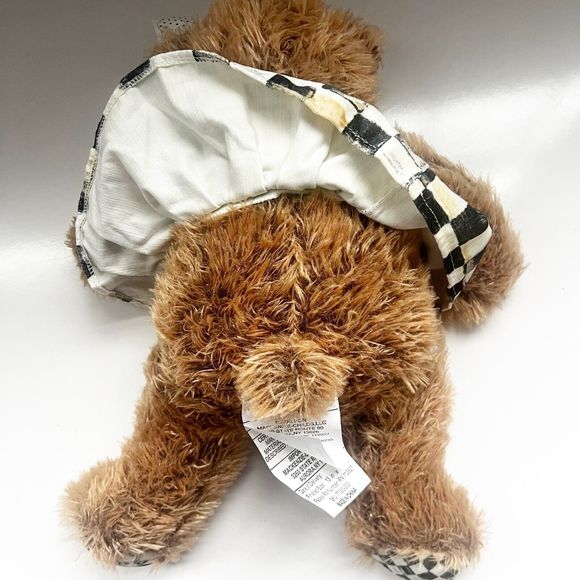 Mackenzie-Childs - Courtly Check KENZIE the Bear - Dress and Bow - Picture 7 of 11